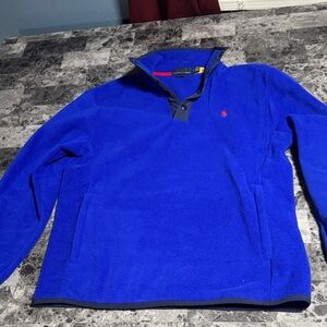 Ralph Lauren Blue Fleece with Red Detail